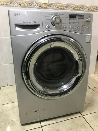 Máquina Lava e seca LG Direct Drive 11/7Kg - Cor Cinza 127v