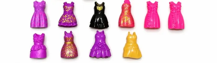 Roupas Polly Pocket - Vestidos e Saias 