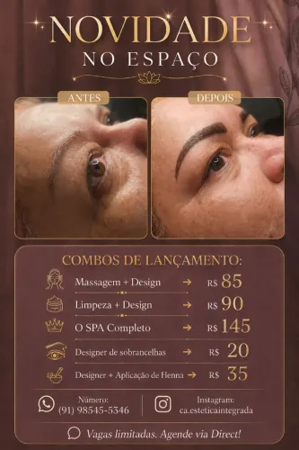 Combos de beleza e estética