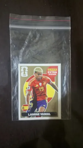 Figurinha Legend "Lamine Yamal" Gold Oficial Panini