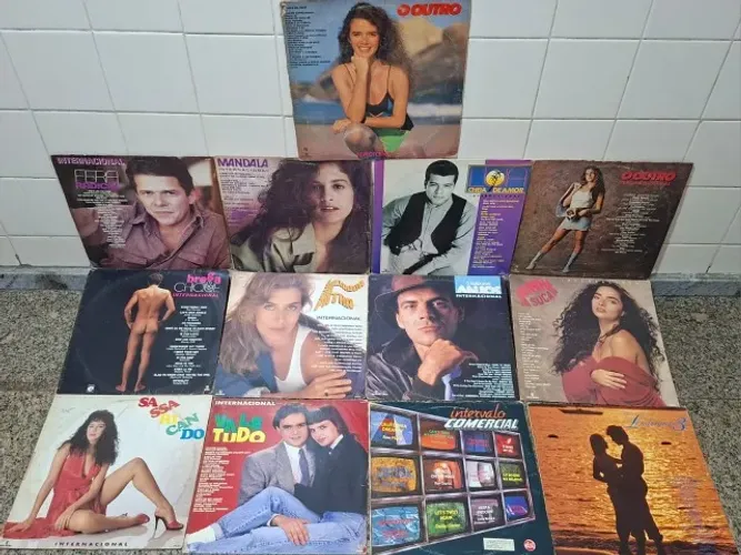 Lote de LPs - bem conservados - Novelas e coletâneas (anos 80/90)