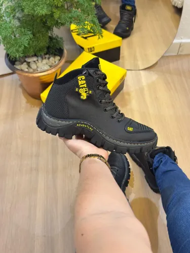 Bota preta black caterpillar 38 ao 45