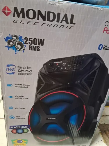Caixa de som mundial nova