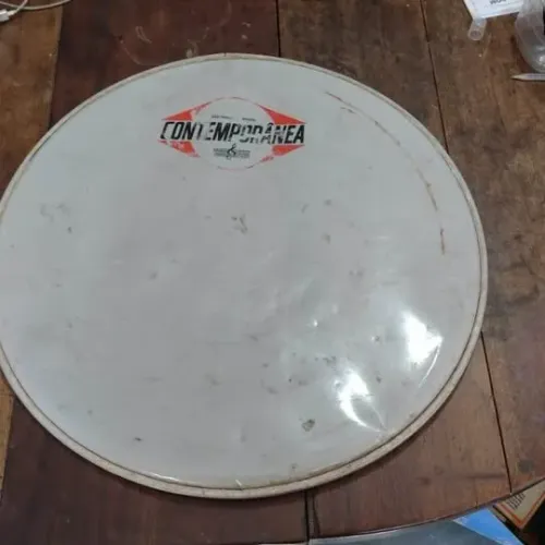 Pele de surdo 22" OFERTA! leitosa Contemporânea
