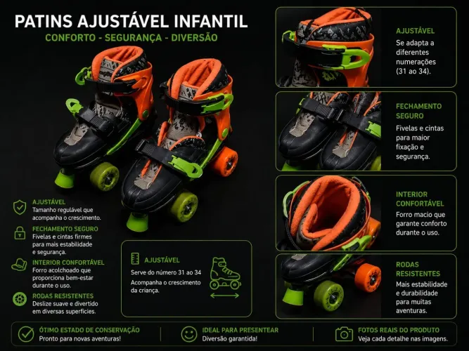 Partins Ajustável infantil