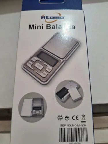 Mini Balança  de Precisão  Átomo MO-MH500