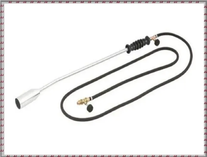 Lança chamas - sapecador de porco com 2 metros de cabo