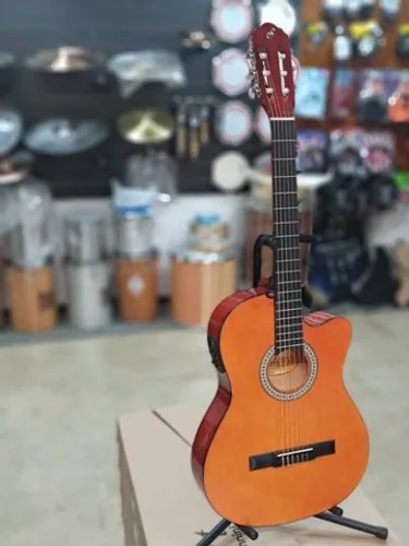 Violão Giannini Start  NF-14 Flat Cutaway Eletroacústico Nylon