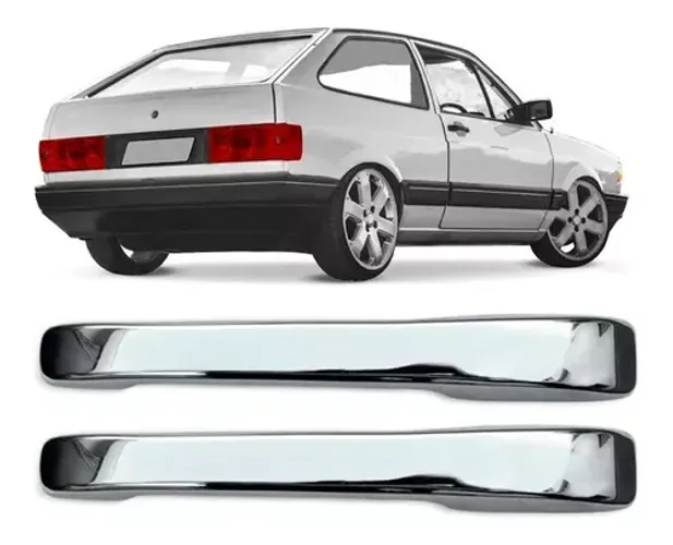 Aplique Volkswagen Gol G1 / Voyage / Saveiro / Santana - Maçaneta Cromada - 08.002