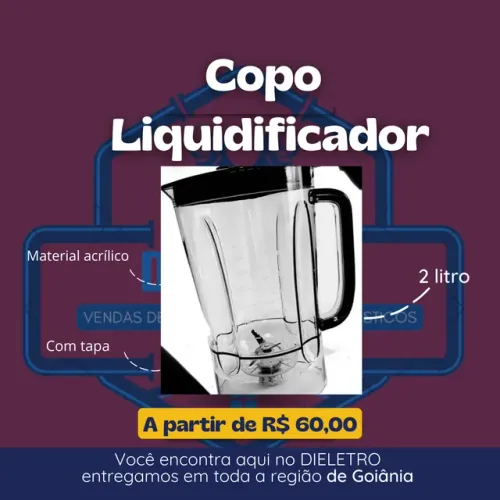 Copo de liquidificador - Dieletro
