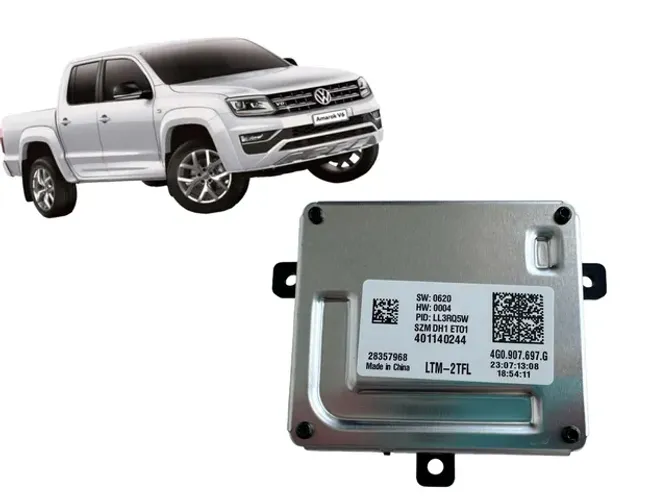 Reator Farol Drl Led Volkswagen Amarok 2017 a 2024 4G0907697G