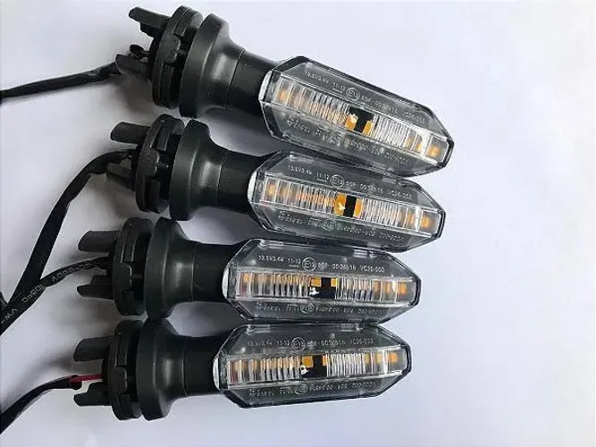Kit 4 pisca led sequêncial