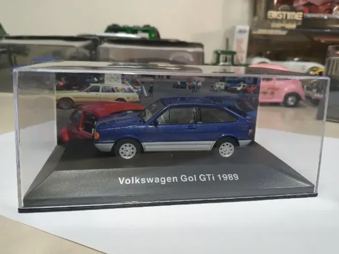 Miniatura Gol Gti 1989 1/43 Volkswagen Collection #EN02