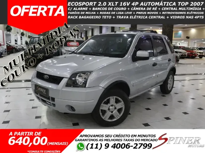 Ford Ecosport 2.0 XLT 4p Automática Top de Linha C/ Couro + Multimídia + Rodas Baixa KM