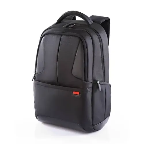 Mochila Business Ikonn Laptop I Preta Samsonite Cor Preto Desenho do tecido Liso