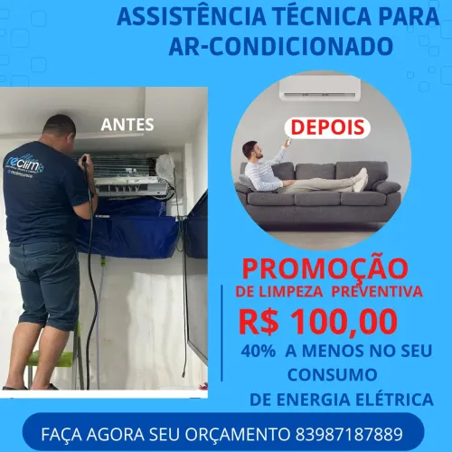 Instalação e manutenção de ar condicionado 