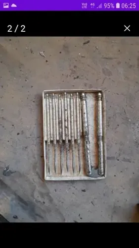 Conjunto para quebra de nozes com mas de 80 anos