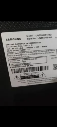 Peças da TV Samsung mod UN55MU6100