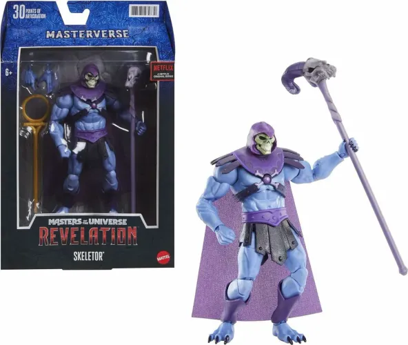 skeletor masterverse esqueleto motu he-man masters of the universe revelation revolution 