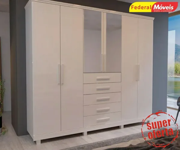 Guarda Roupa 100%MDF Novo Pronta Entrega 