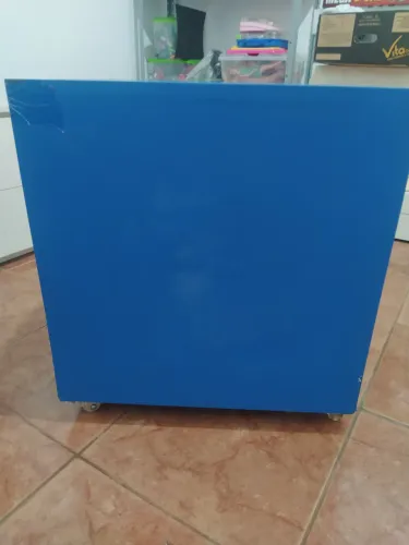 Mesa Lateral MDF com Rodinhas 