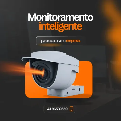 Instalação de Câmeras de Segurança com Alarme Integrado. Monitoramento Inteligente - R$350