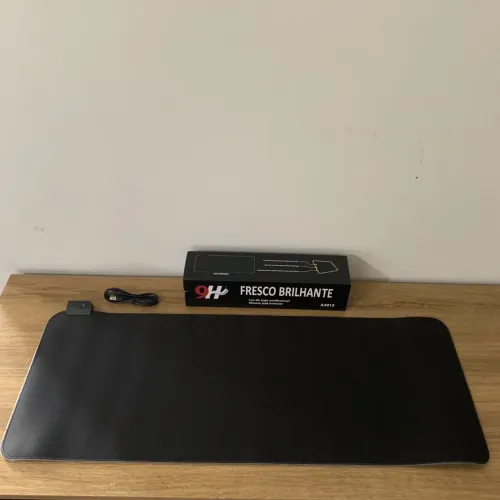 Mousepad Gamer RGB 300x800mm - Novo e com garantia
