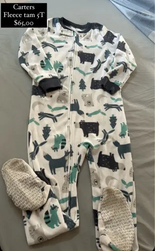 Pijama Infantil Carter's Fleece 5T