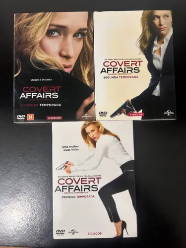 Box DVD?s Covert Affairs (3 temporadas completas)
