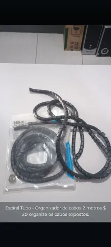 Organizador de cabos espiral - 2 metros