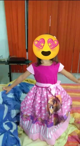 Vestido Skye patrulha canina
