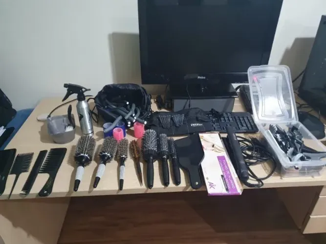 Material para curso de cabelo profissional