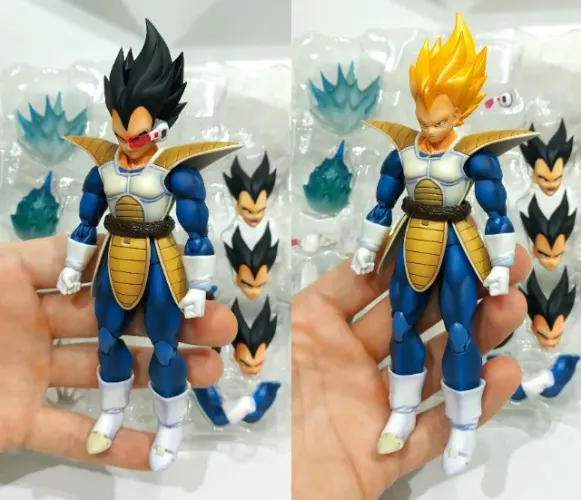 Bandai Sh Figuarts Dragon Ball Z Vegeta Scouter C/ Heads Ssj