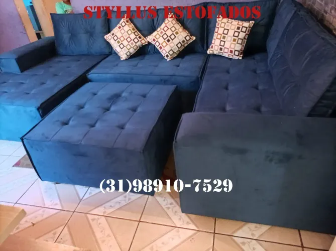 Sofá de canto módulado