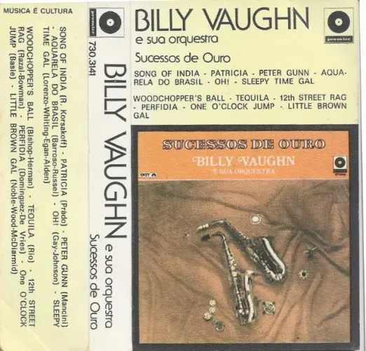 Fita Cassete Billy Vaughn ?Sucessos de Ouro?