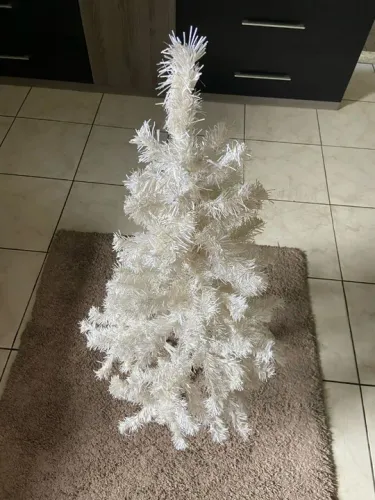 Árvore de Natal Artificial Branca - 1,20m 