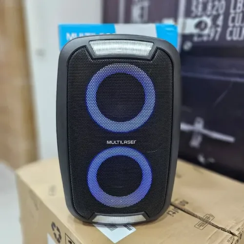 Caixa Multi Mini Torre Neon 2 SP400 TWS RADIO MICROFONE