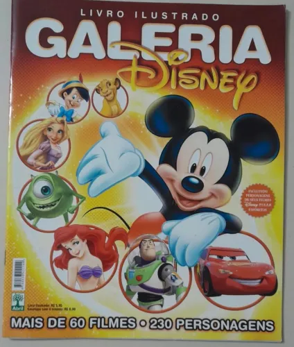 Livro Ilustrado Galeria Disney 