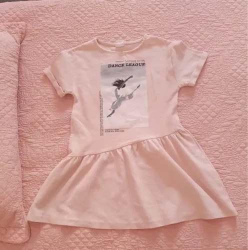 Vestido infantil da Zara bege tamanho 8