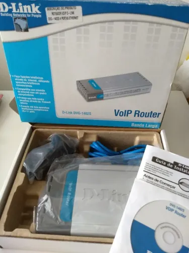 roteador com fio marca D-link modelo DVG-1402S