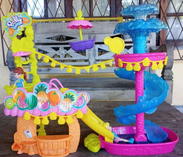 Casa da Polly Parque aquático + 2 Pollys