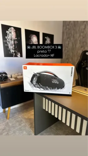 JBL Boombox 3 Preta Lacrada + NF
