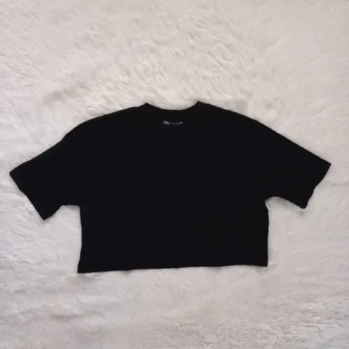 31_Blusa cropped de malha Zara / Tam P