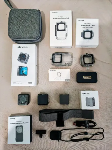 DJI Action 2 128gb Dual Screen Combo Bundle + Power Module + acessórios 