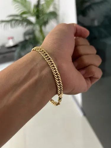 Pulseira ouro 18k nova