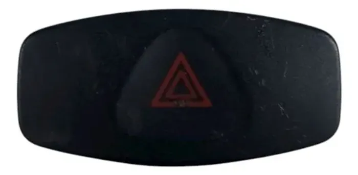 Interruptor Botão Pisca Alerta Duster Logan Sandero Original Preto