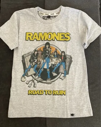 Camiseta Rock Infantil Ramones