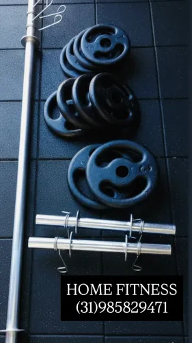 Preço Baixo Para Montar seu kit Anilhas e Halteres 