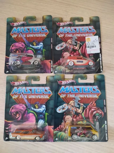 Hot Wheels Masters of the Universe - Lote 4 miniaturas