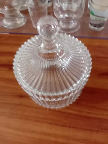 Bomboniere de Vidro com Tampa